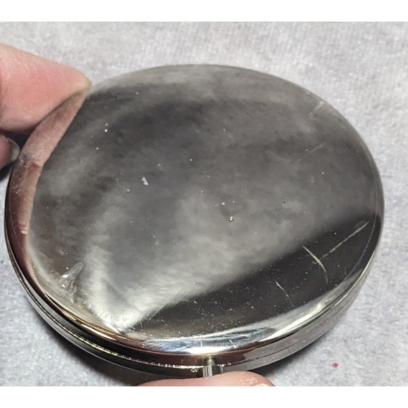 Vintage Cindy Russian Couple Double Compact Mirror - Picture 7 of 8